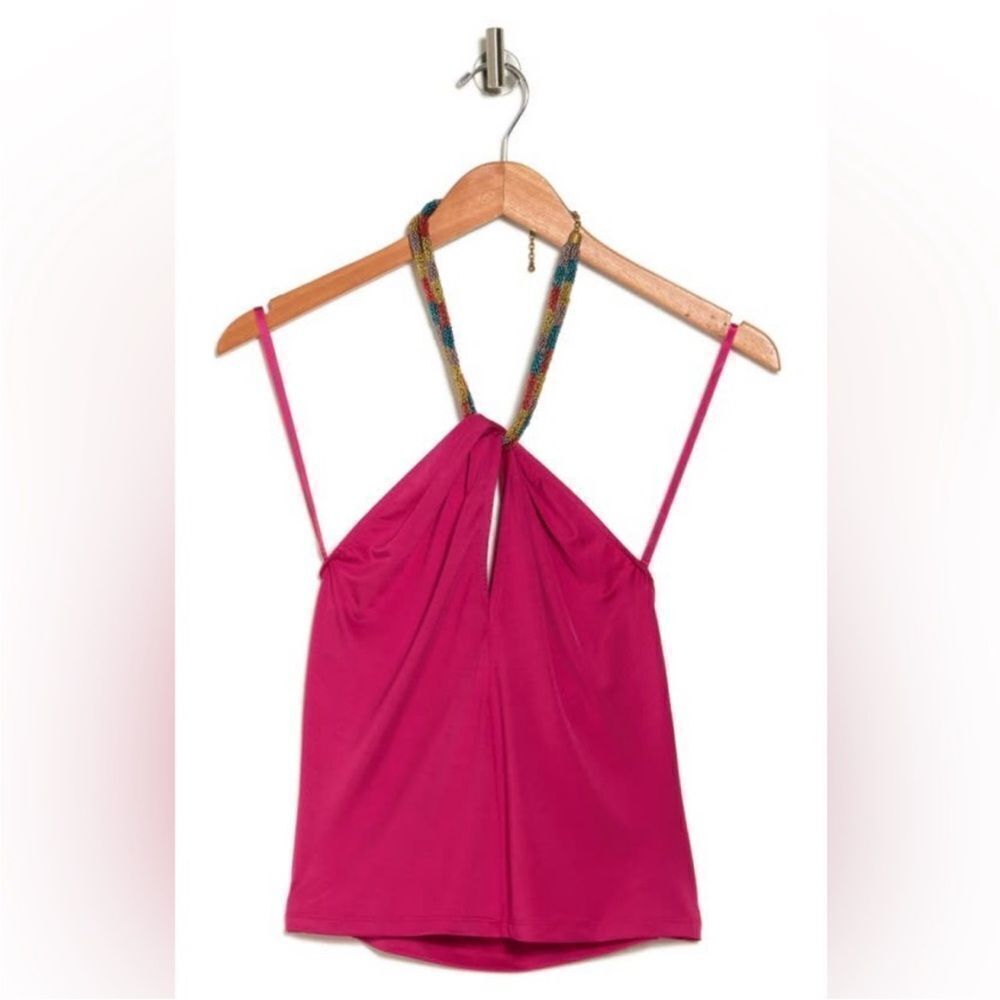 Veronica Beard NWT Akeeva Top in Fuchsia Size 0 - Picture 6 of 10